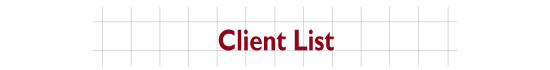 Client List header