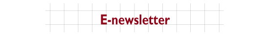 E-newsletter header E-newsletter header